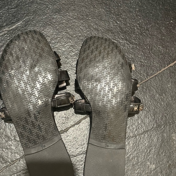 Sam Edelman Black Rhinestone Slides - Picture 2 of 2